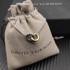 David Yurman Two-Tone Interlocking Rings Bracelet